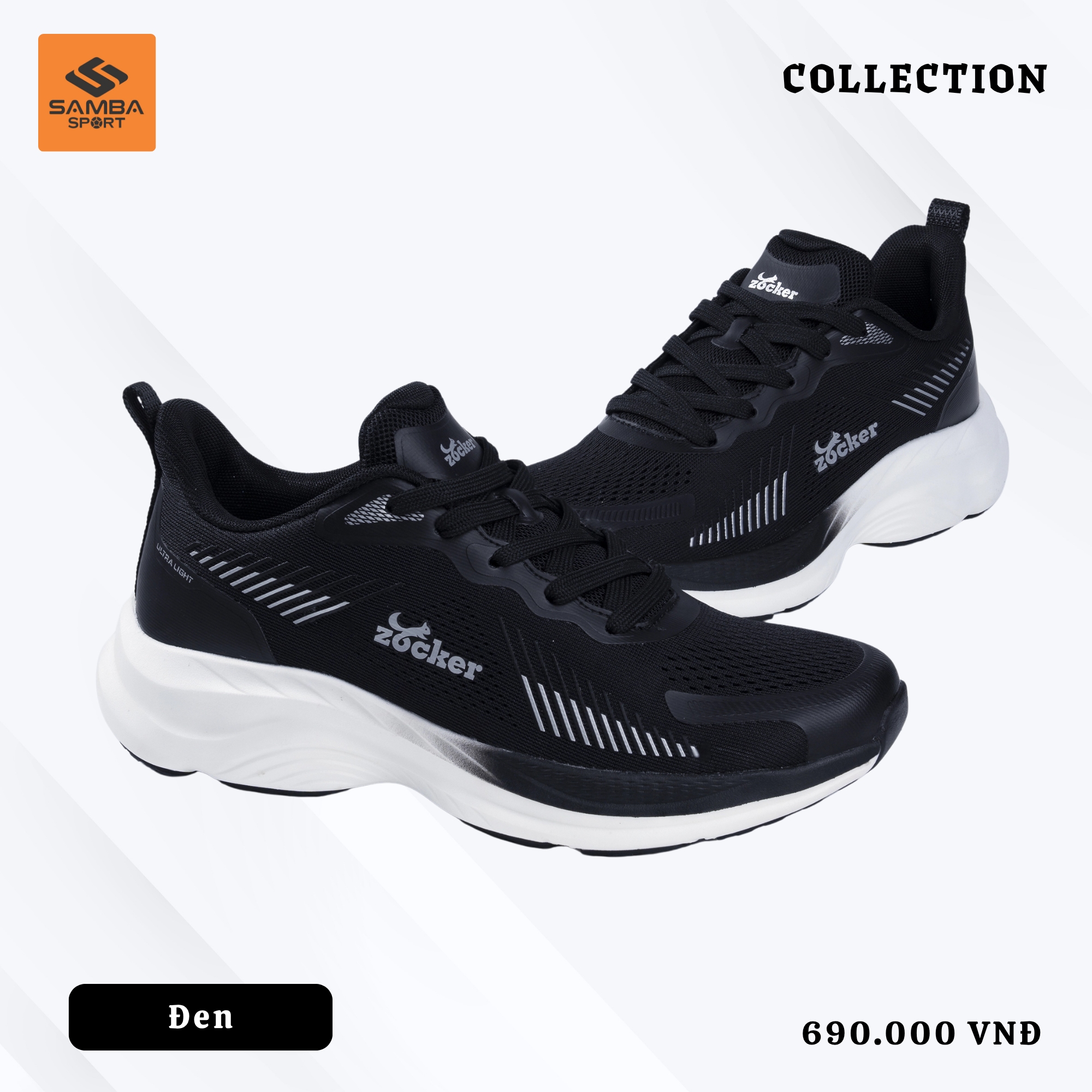 Giày thể thao Nam/Nữ Zocker ZCB Ultra Light