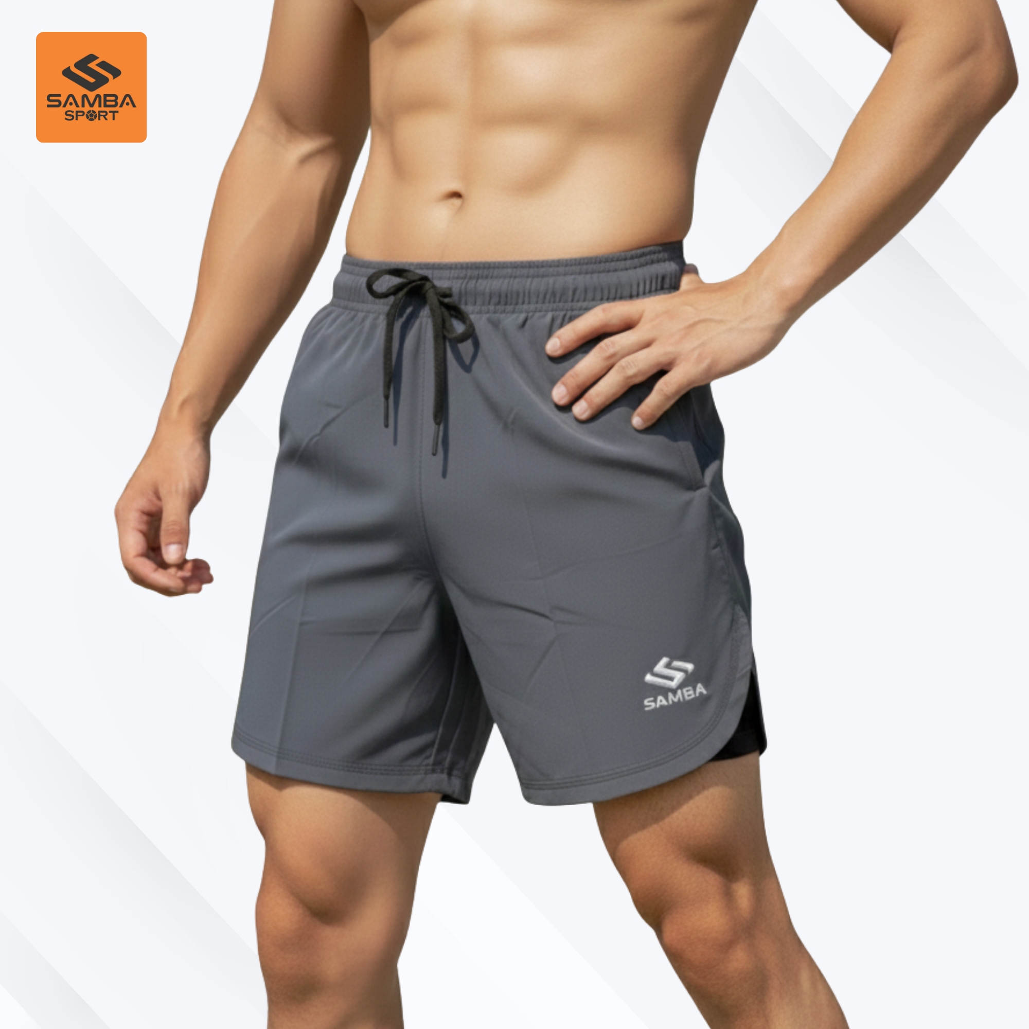 Quần Short Thể Thao Nam 2 Lớp Samba Q030