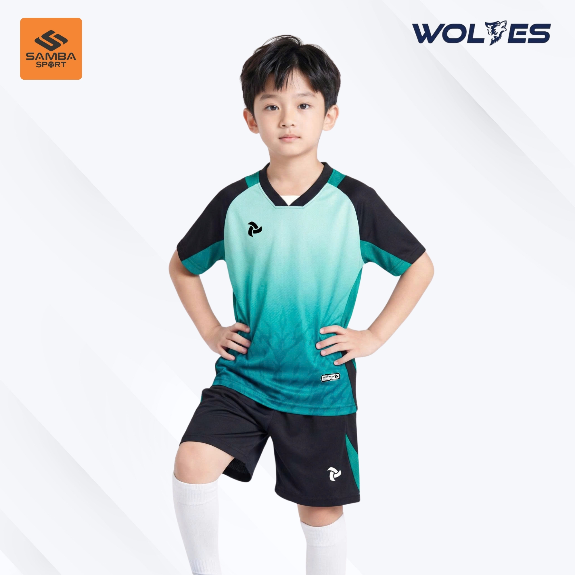 Quần áo bóng đá trẻ em Justplay Wolves