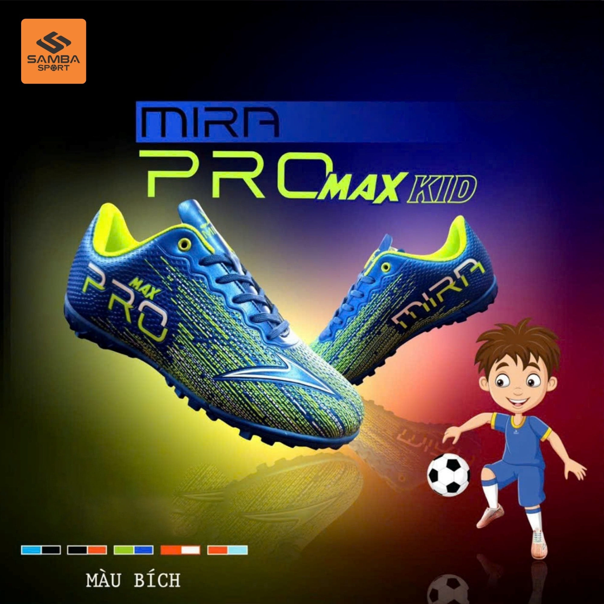 Giày bóng đá trẻ em Mira Pro Max