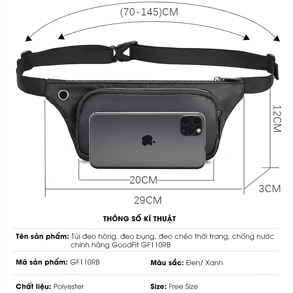 Túi đeo chống nước Goodfit GF110RB