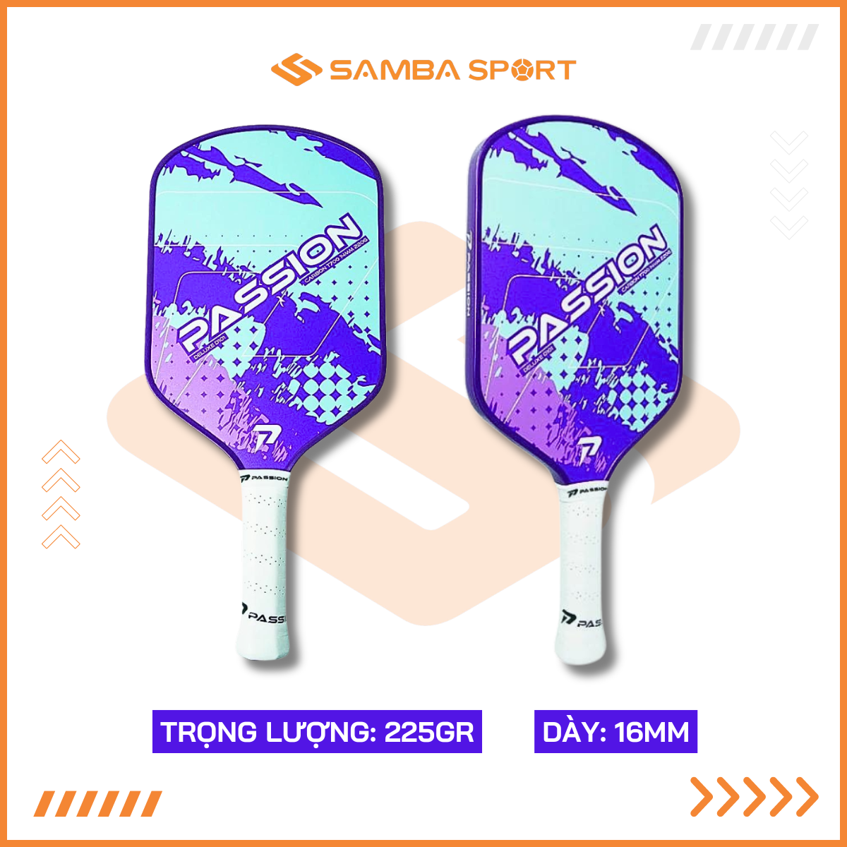 Vợt Pickleball Passion Deluxe D101