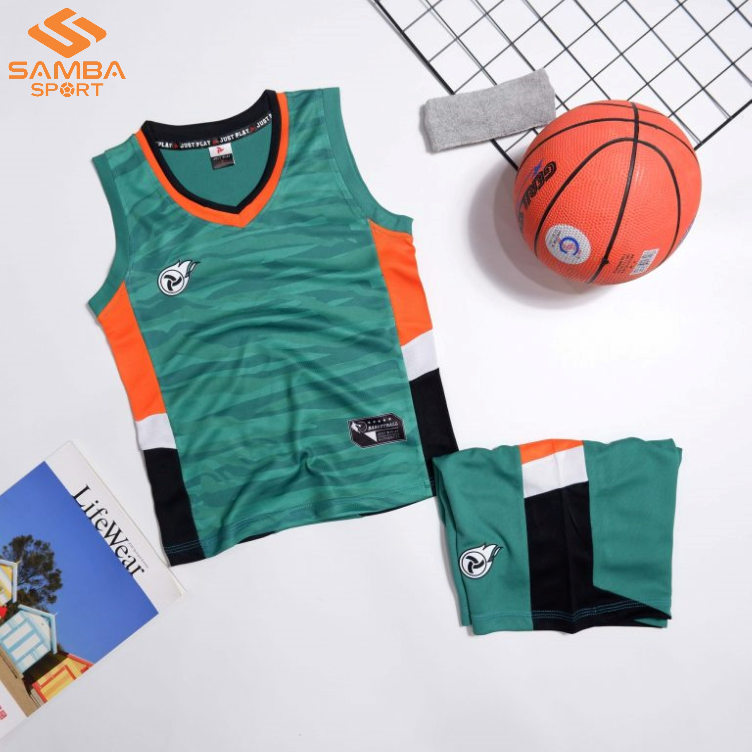 Quần áo bóng rổ trẻ em Justplay JUMPER