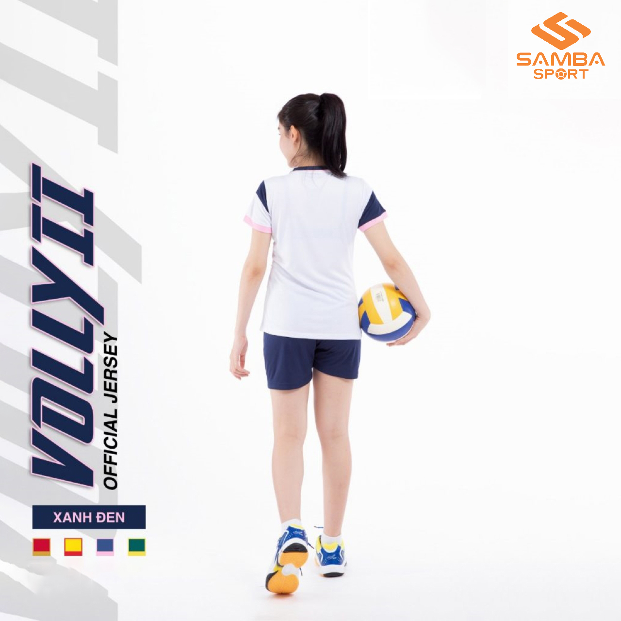 Quần áo bóng chuyền nữ Justplay Volly 2