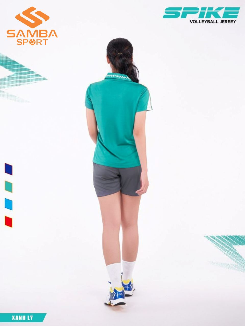 Quần áo bóng chuyền nữ Justplay Spike