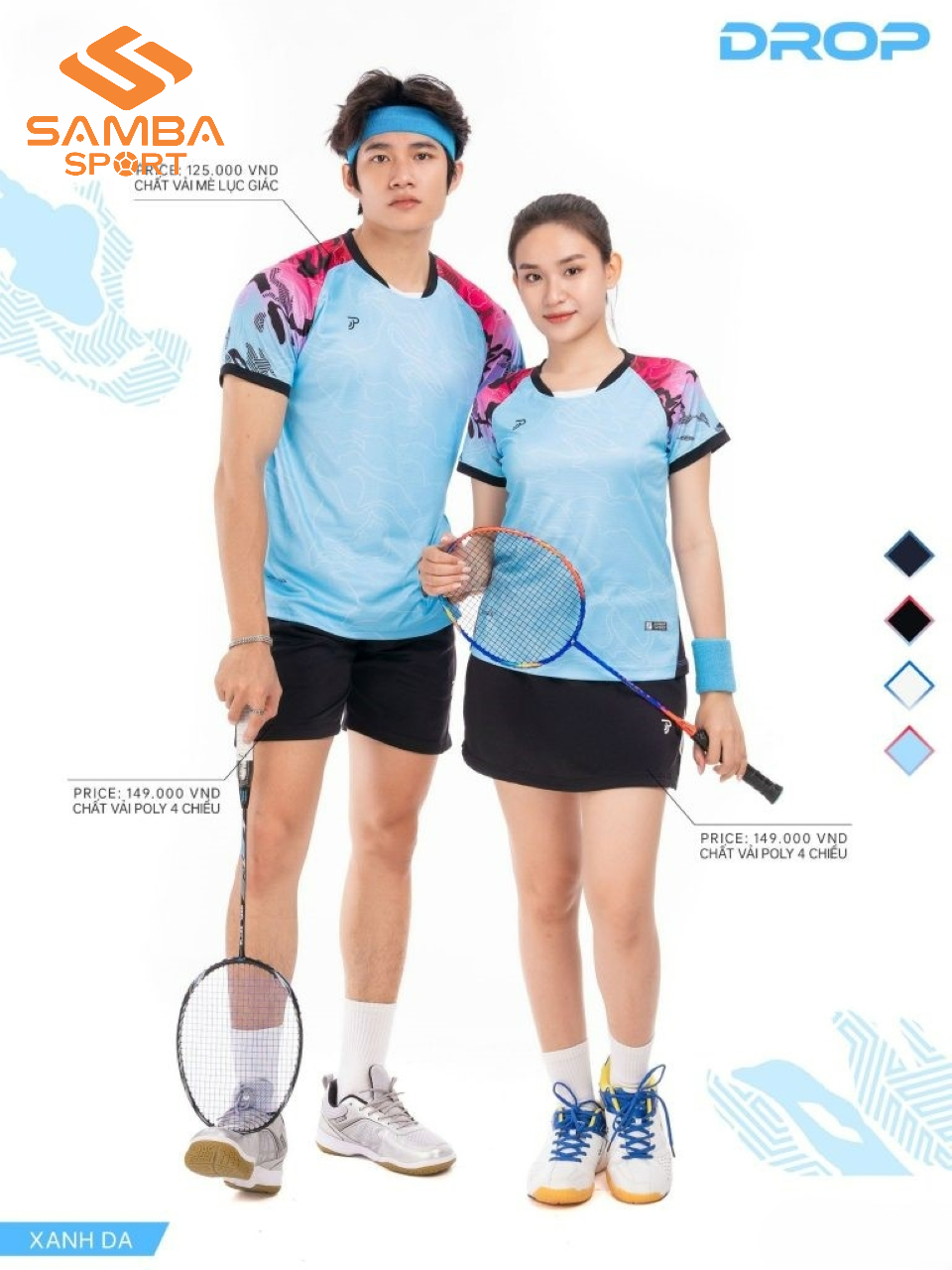 Áo thể thao nam Justplay Drop