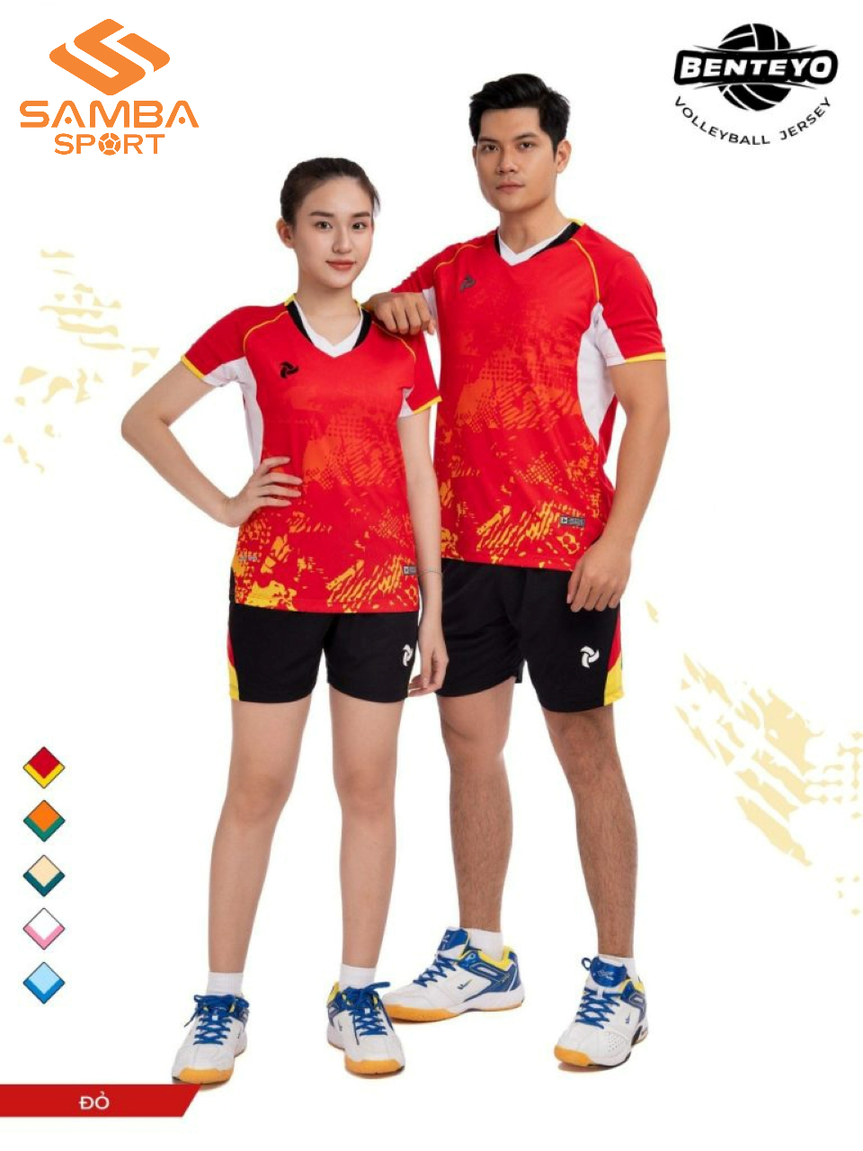 Quần áo bóng chuyền nam Justplay Benteyo
