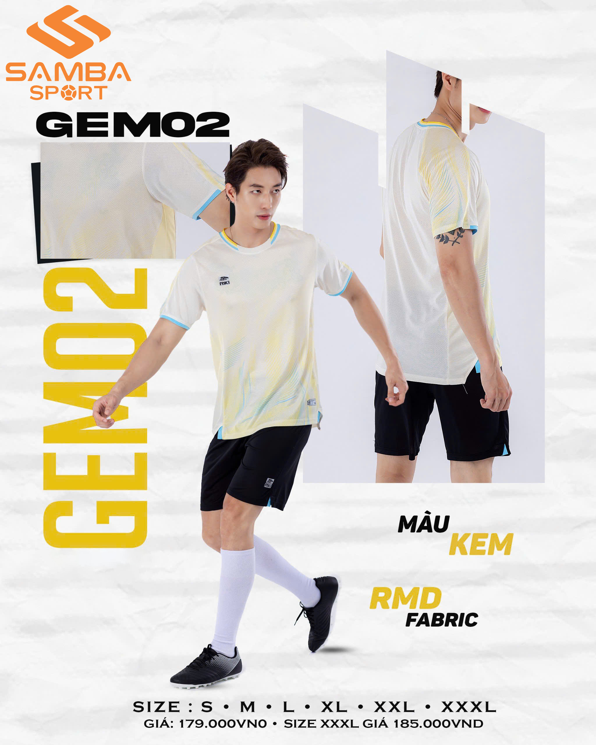 Quần áo bóng đá Riki Gem 02