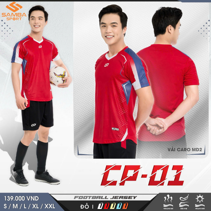 Quần áo bóng đá CP 01