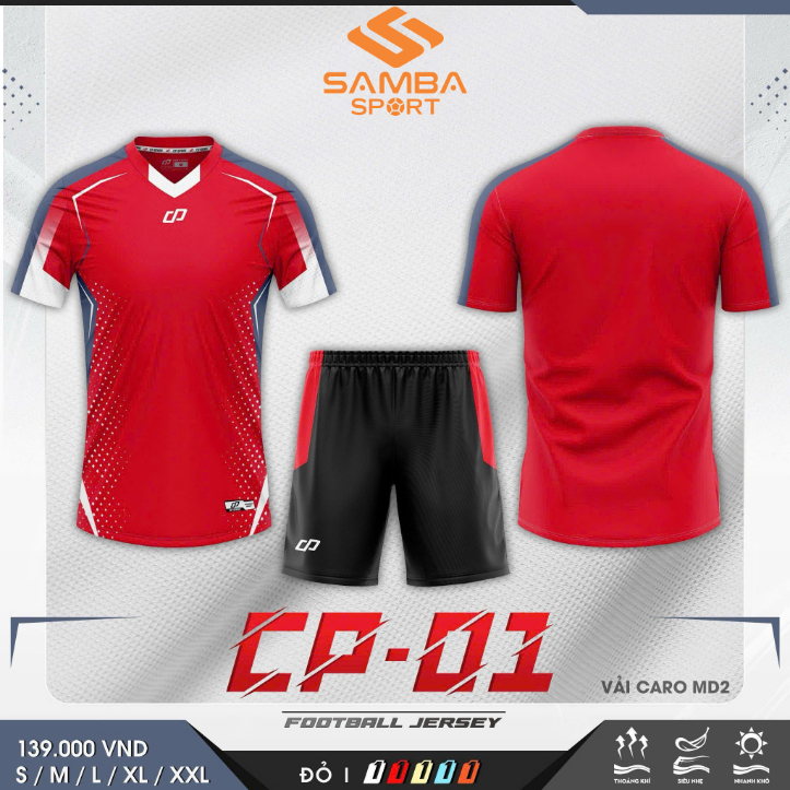 Quần áo bóng đá CP 01