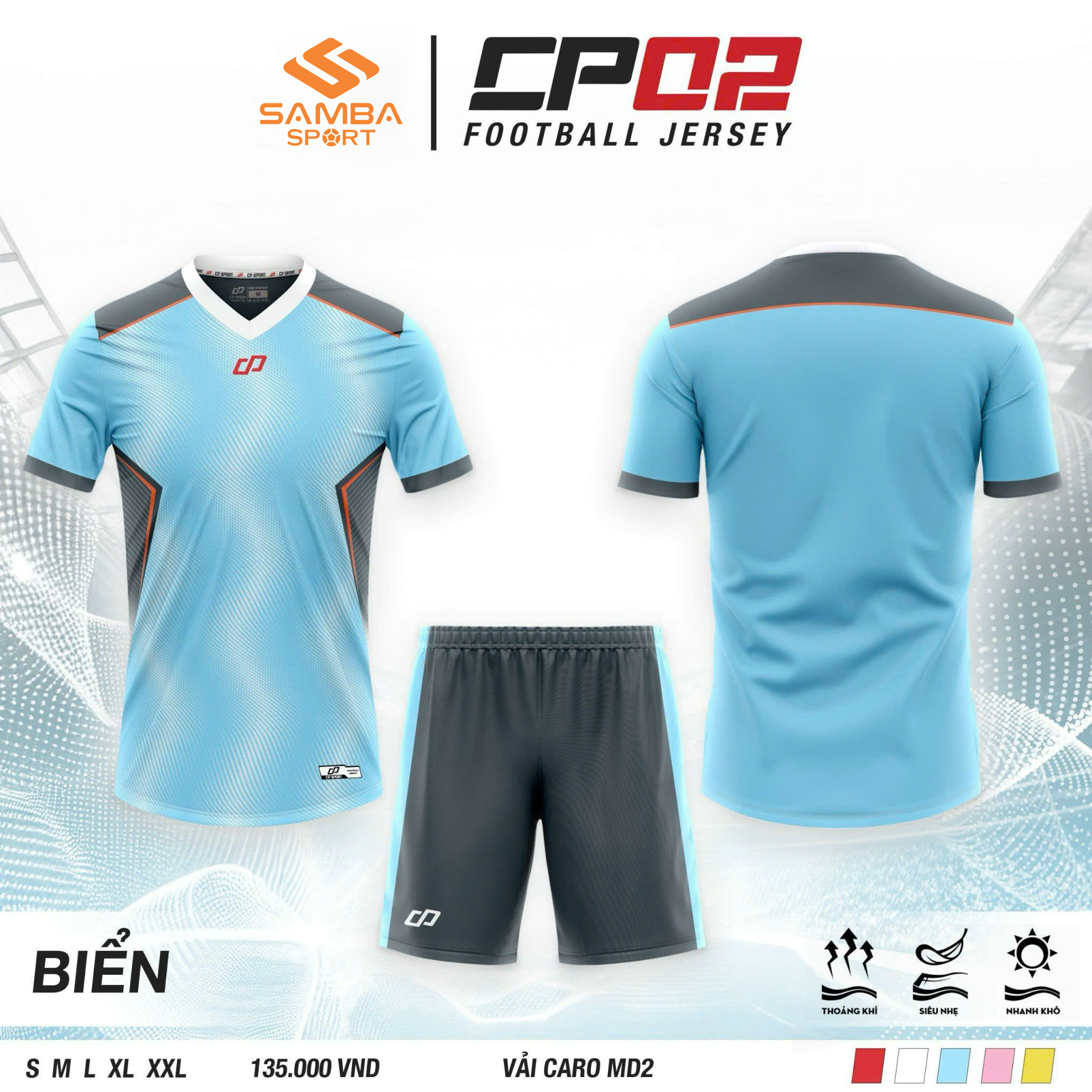 Quần áo bóng đá CP 02