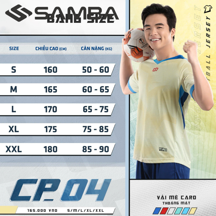 Quần áo bóng đá CP 04