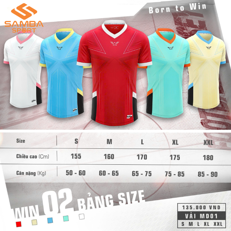 Quần áo bóng đá Win 02