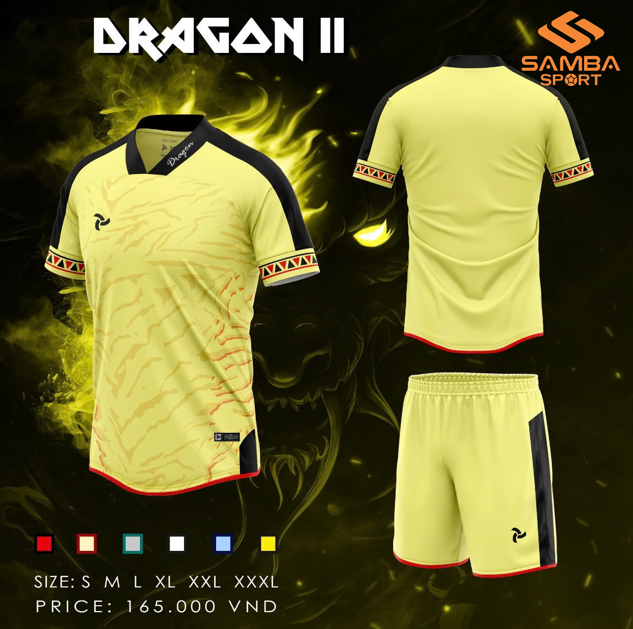 Quần áo bóng đá Justplay DRAGON II