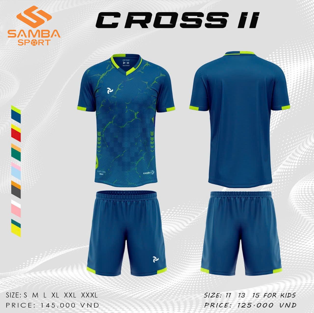 Quần áo bóng đá Justplay CROSS II