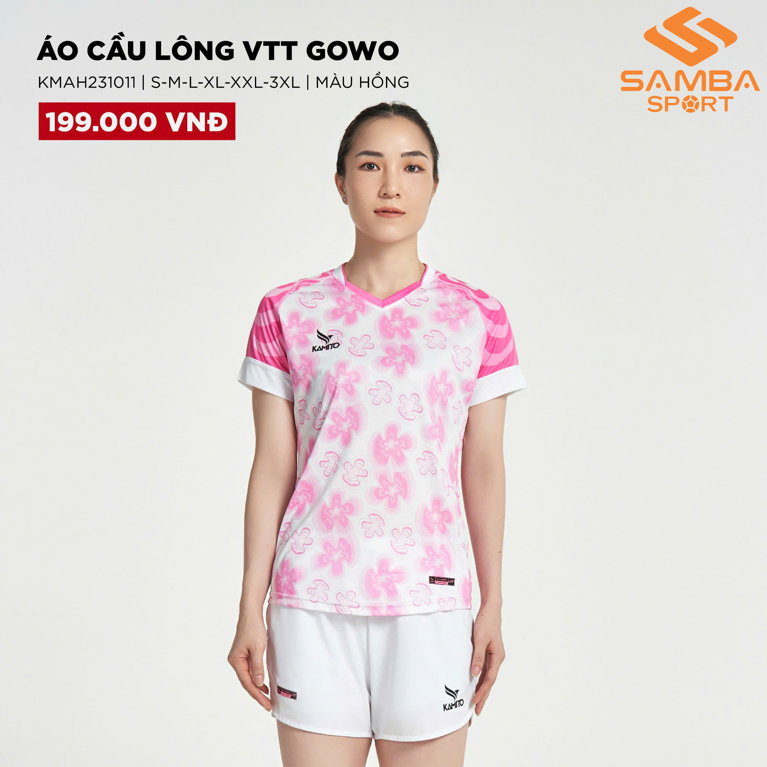 Áo thể thao nữ Kamito VTT GOWO
