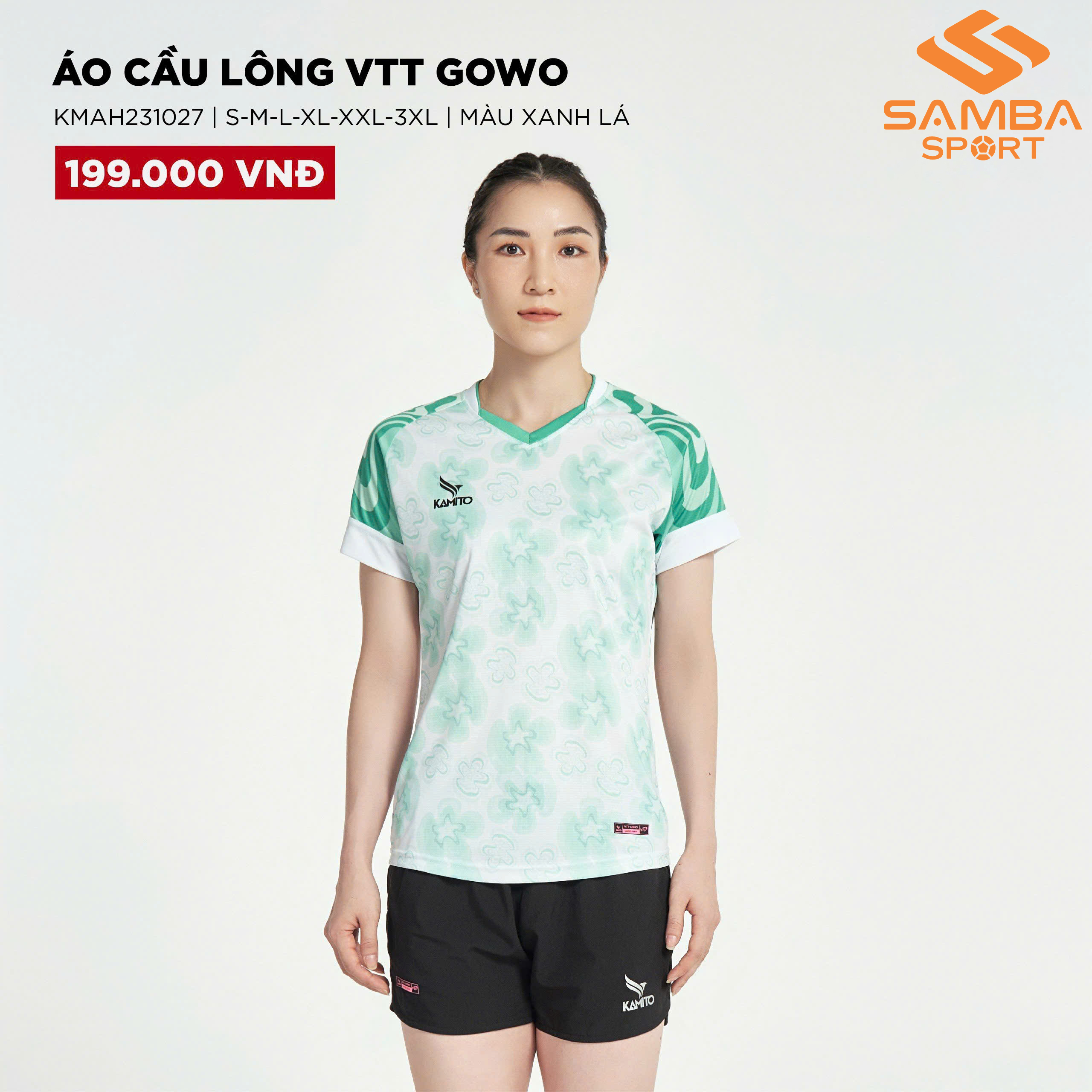 Áo thể thao nữ Kamito VTT GOWO