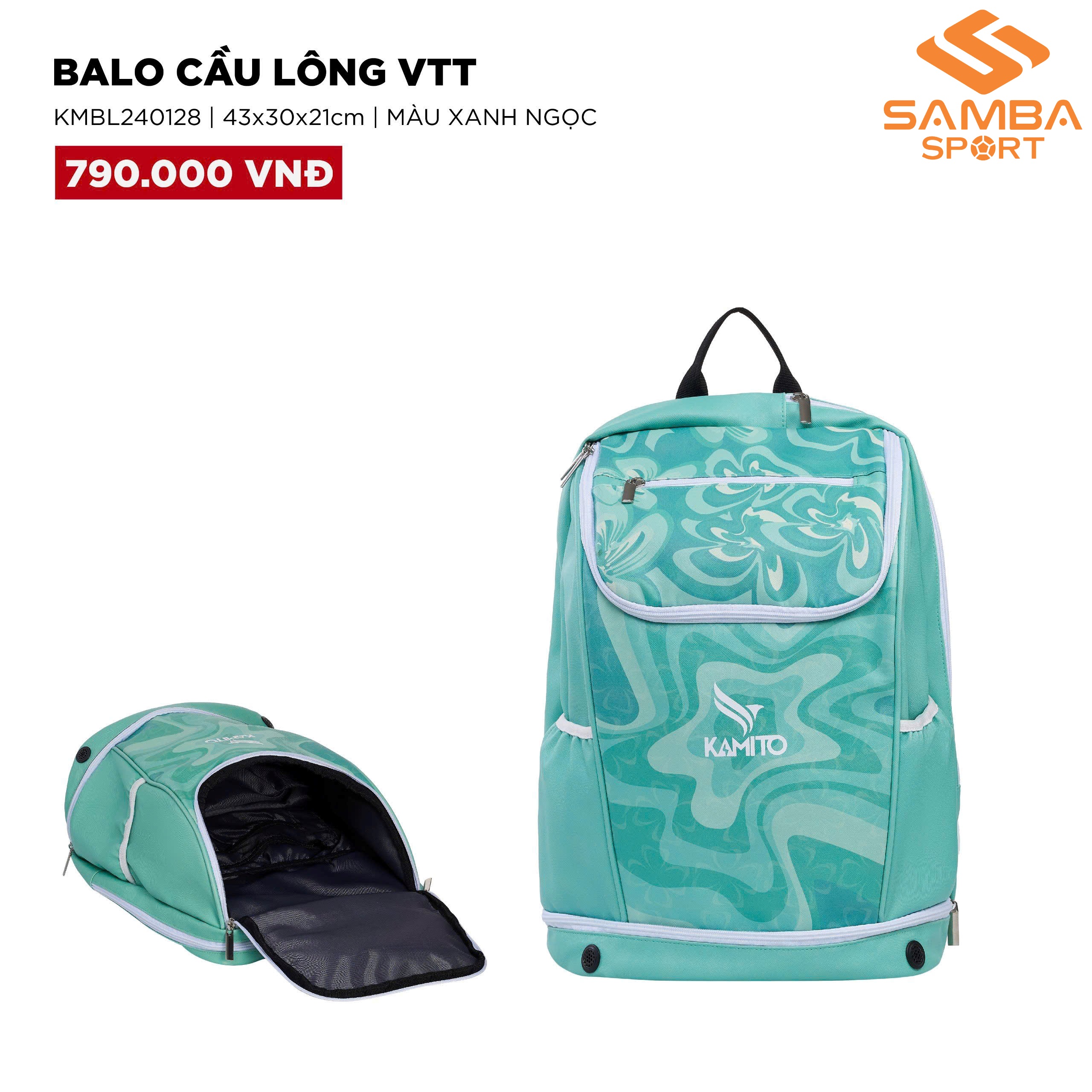 Balo cầu lông Kamito VTT