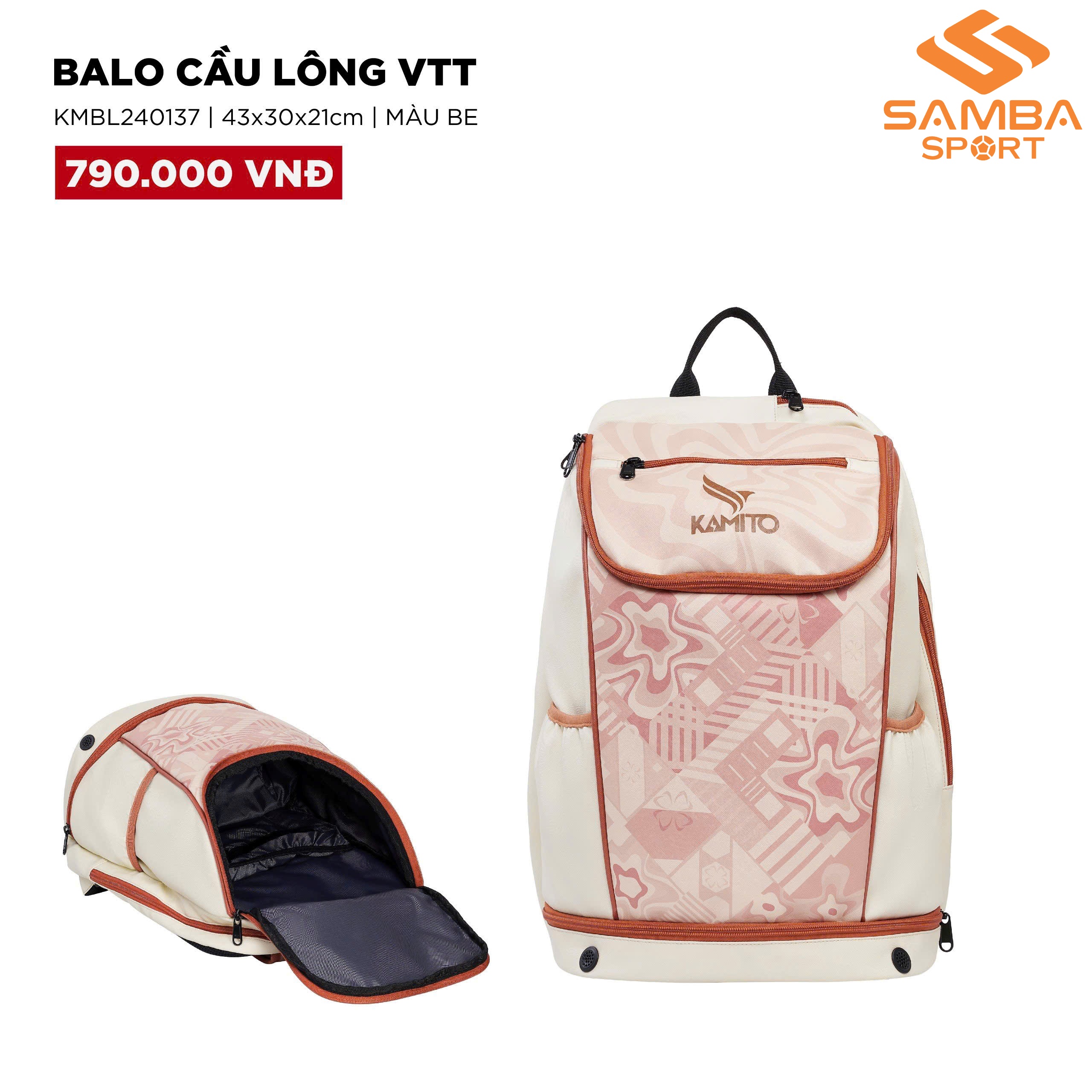Balo cầu lông Kamito VTT