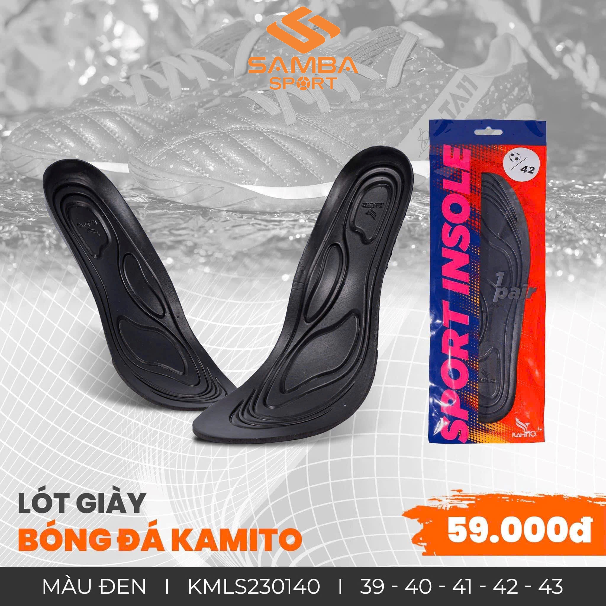 Lót giày bóng đá Kamito KMLS230140