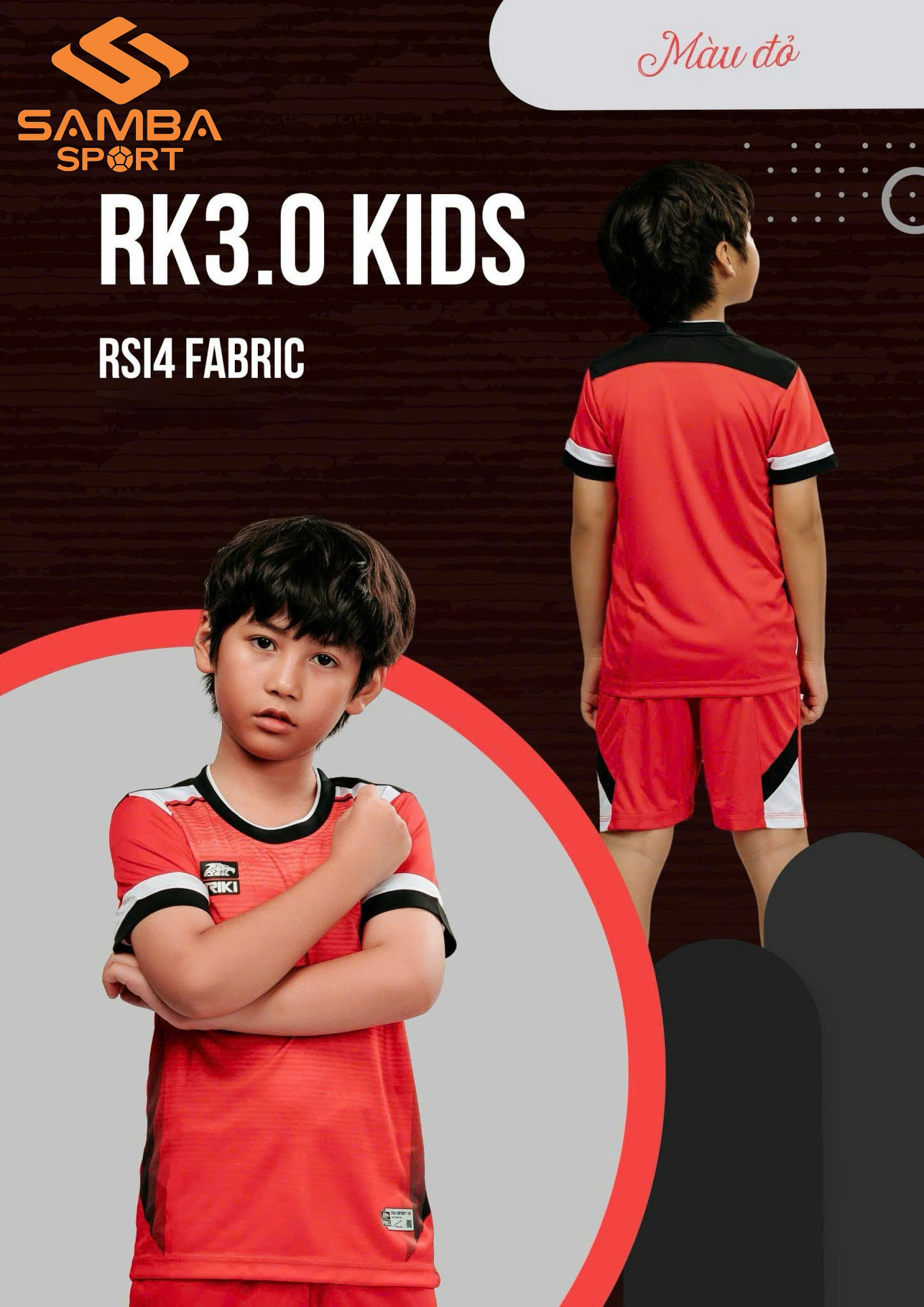 Quần áo bóng đá trẻ em Riki RK3.0
