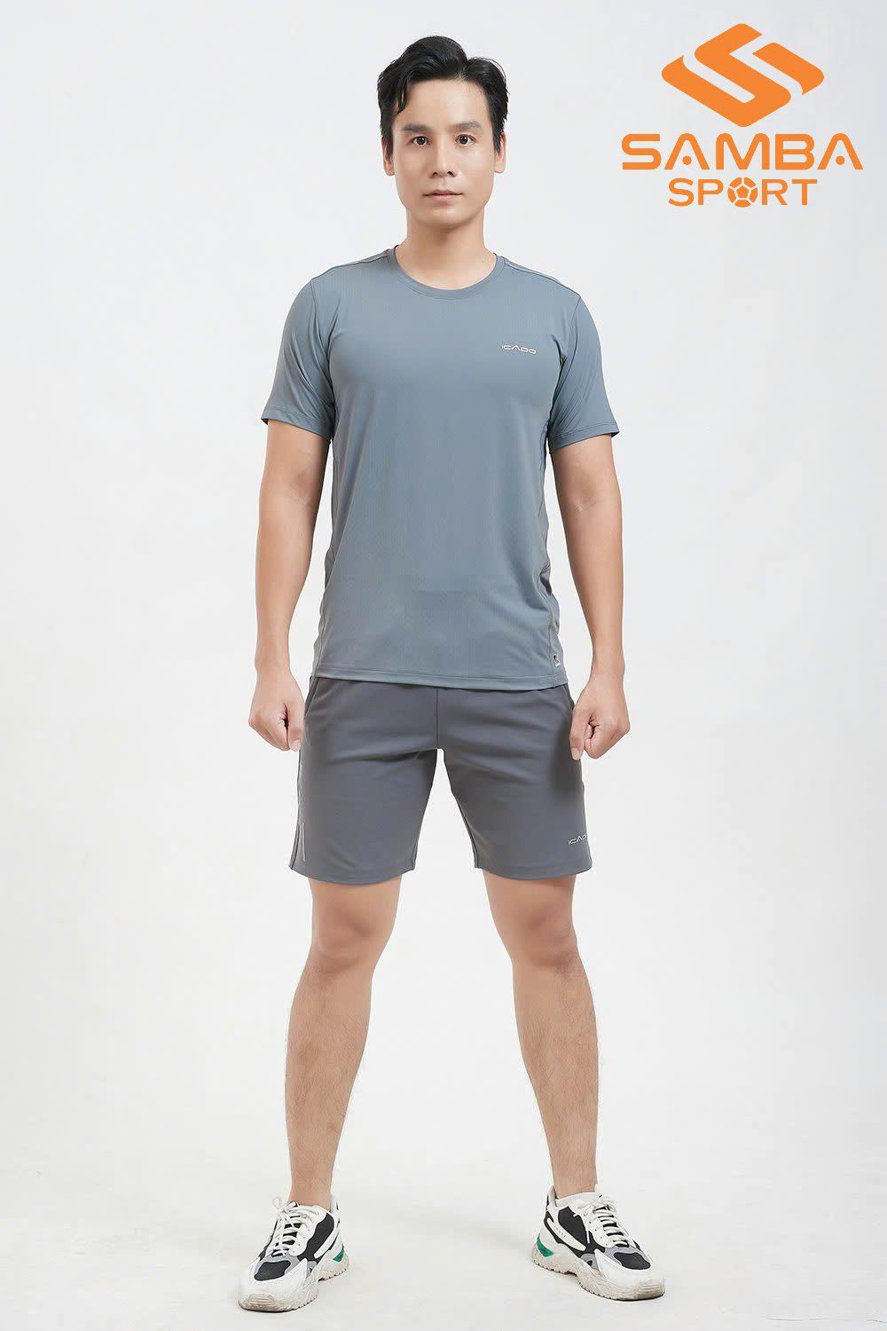 Áo cổ tròn nam Icado AT40