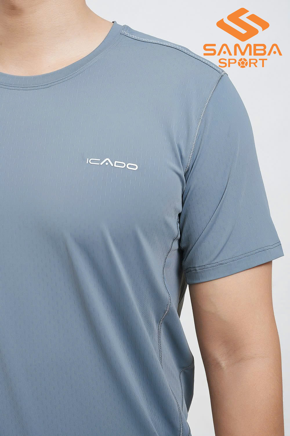 Áo cổ tròn nam Icado AT40