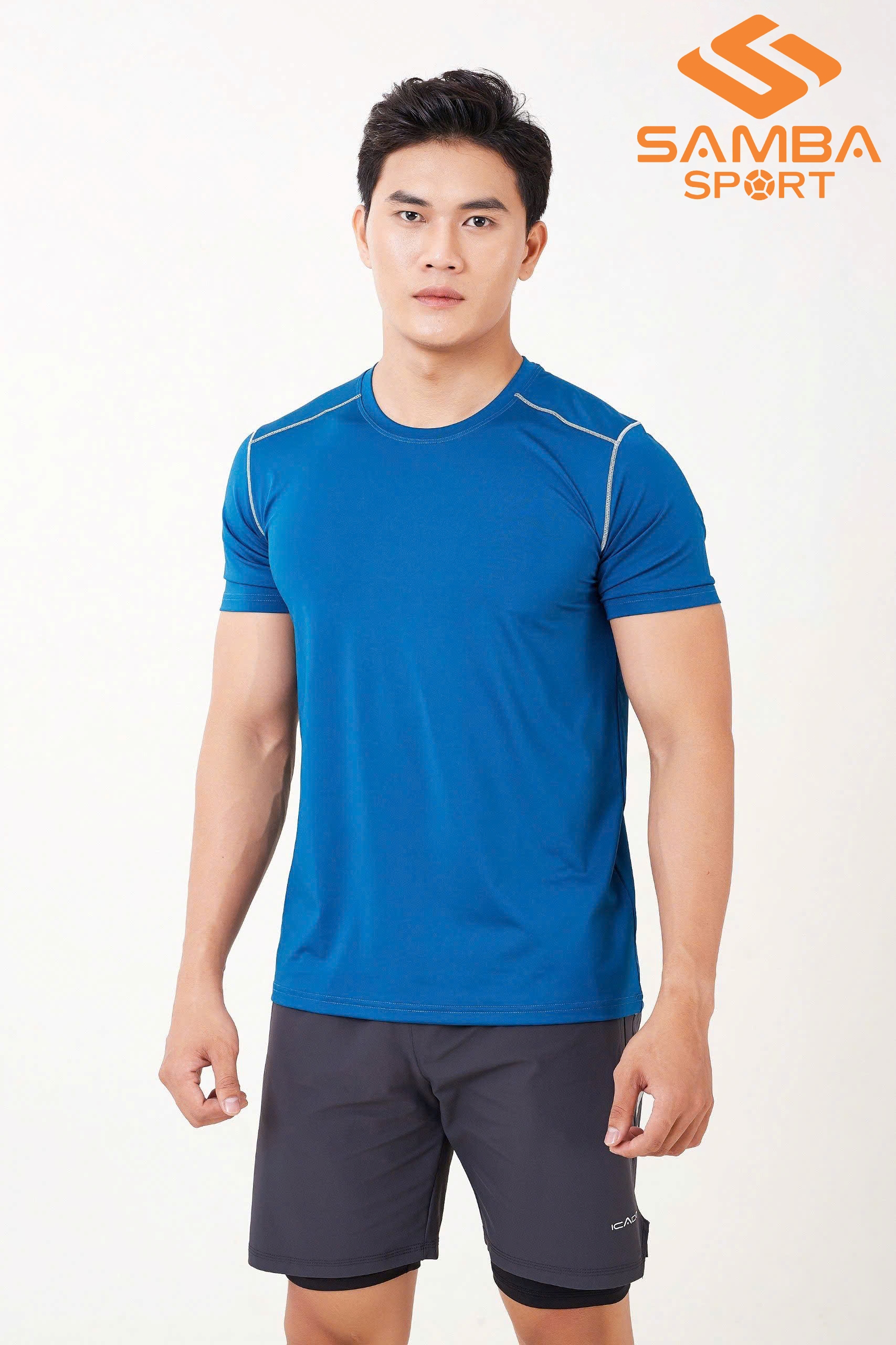 Áo cổ tròn nam Icado AT39