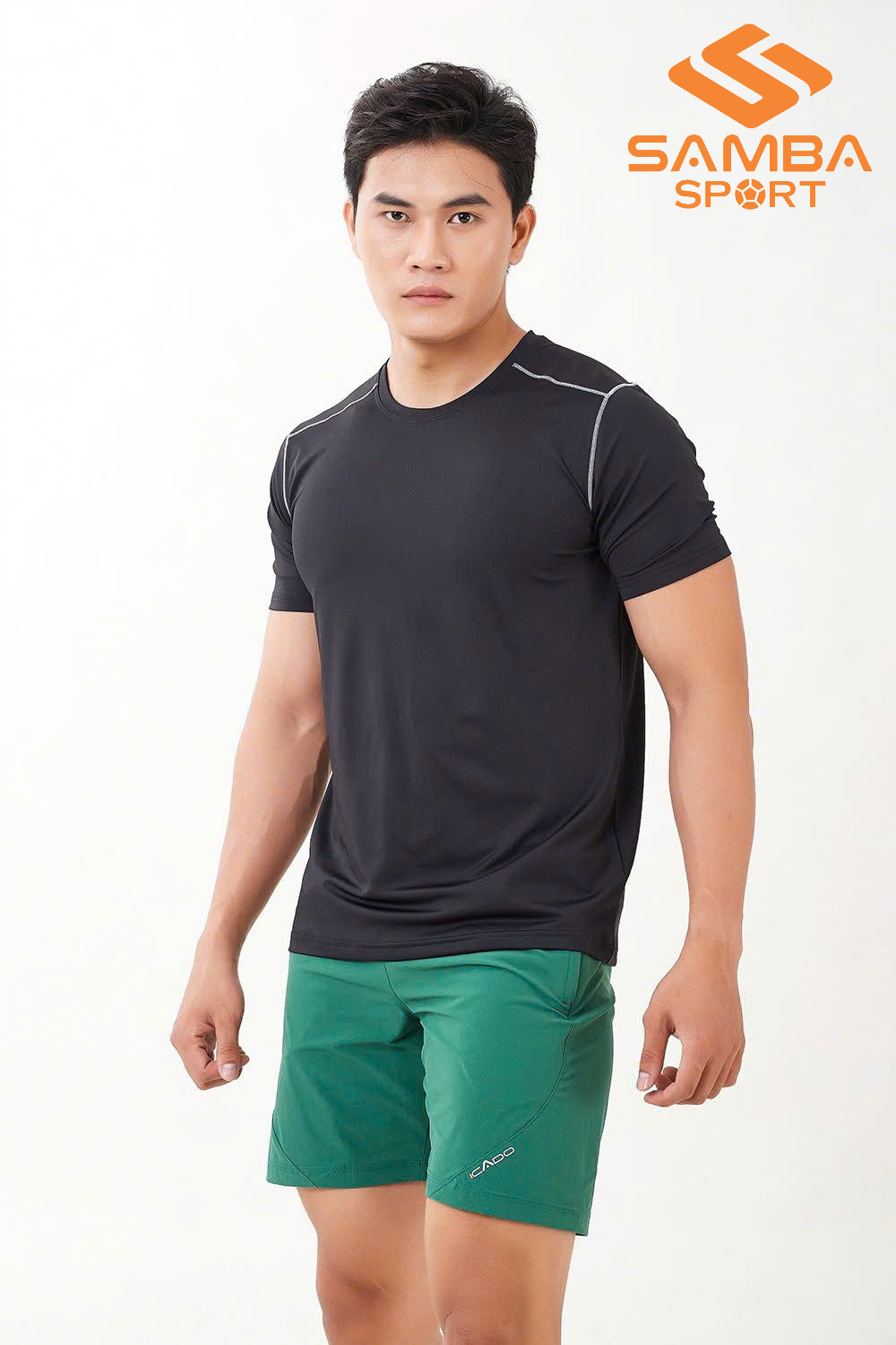 Áo cổ tròn nam Icado AT39