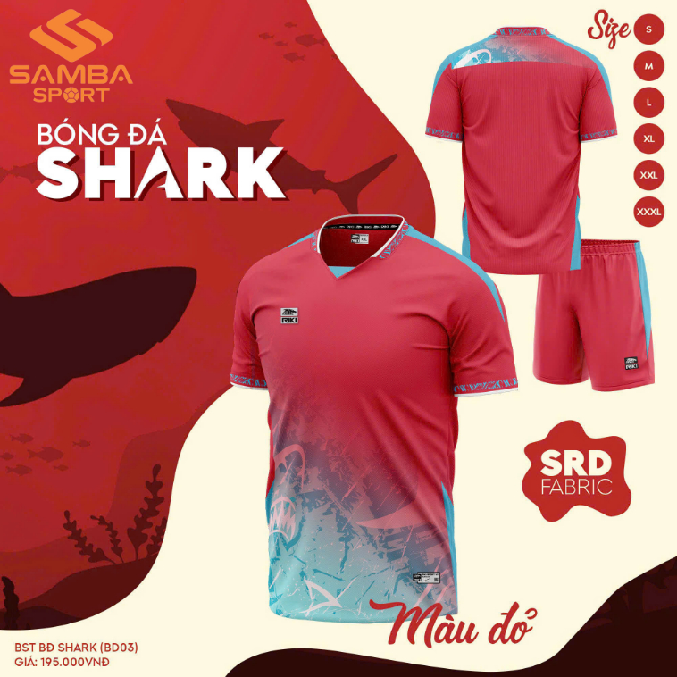 Quần áo bóng đá Riki Shark