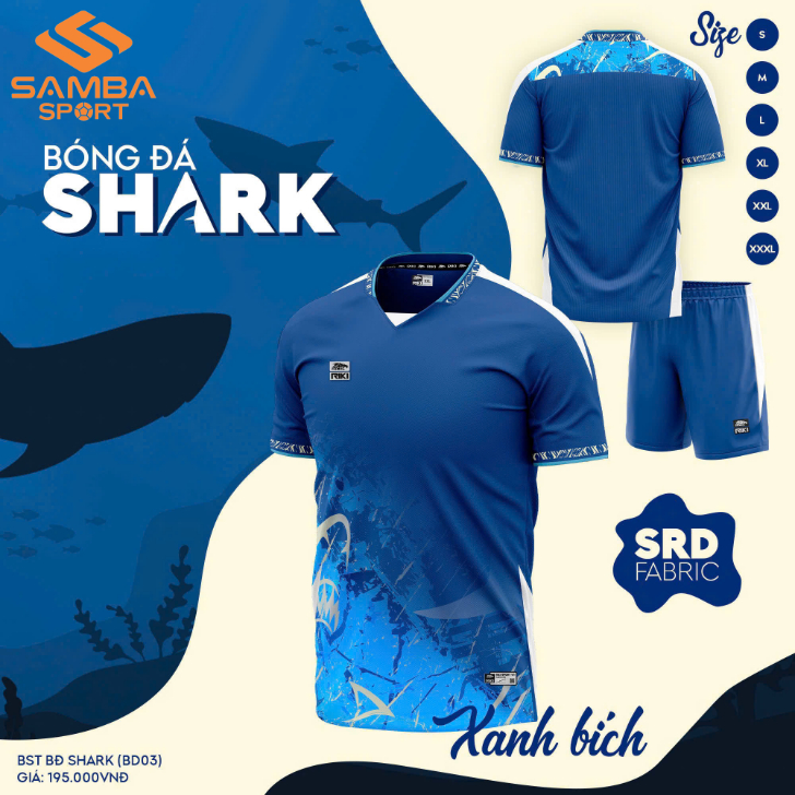Quần áo bóng đá Riki Shark
