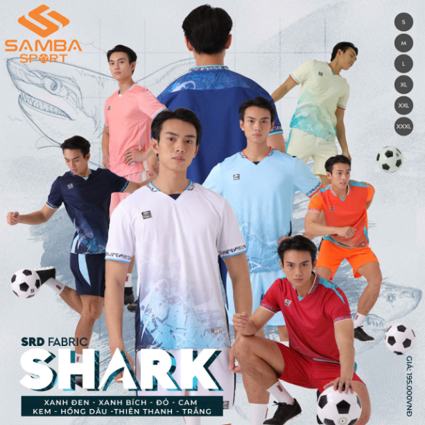 Quần áo bóng đá Riki Shark