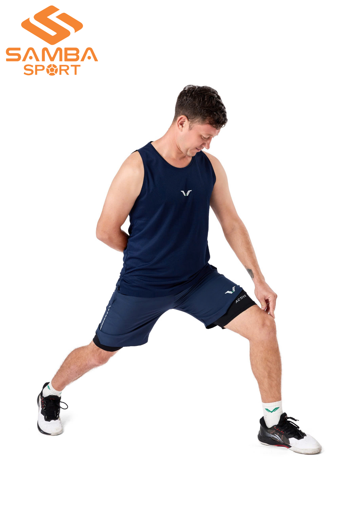 Quần đùi nam 2 lớp Vina Authentic QVN19