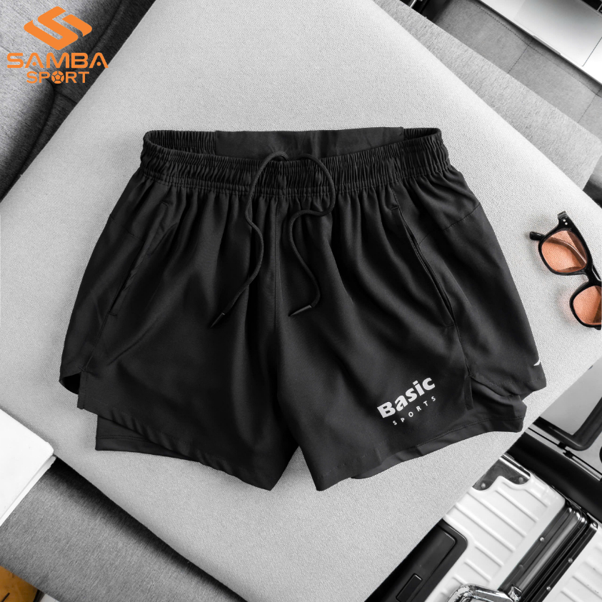 Quần đùi nam 2 lớp Vina Authentic QVN25