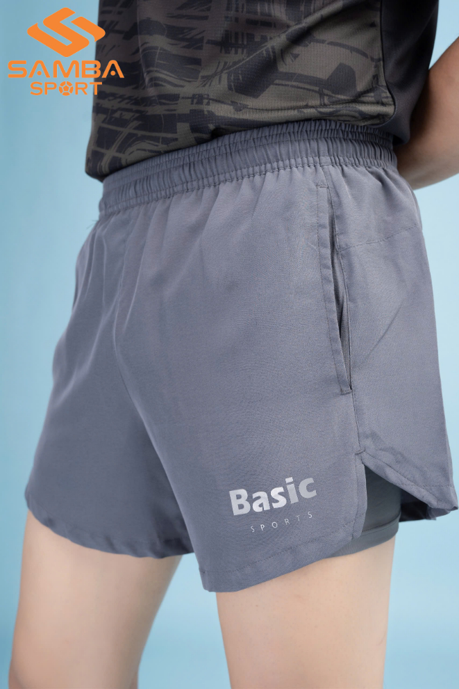 Quần đùi nam 2 lớp Vina Authentic QVN25