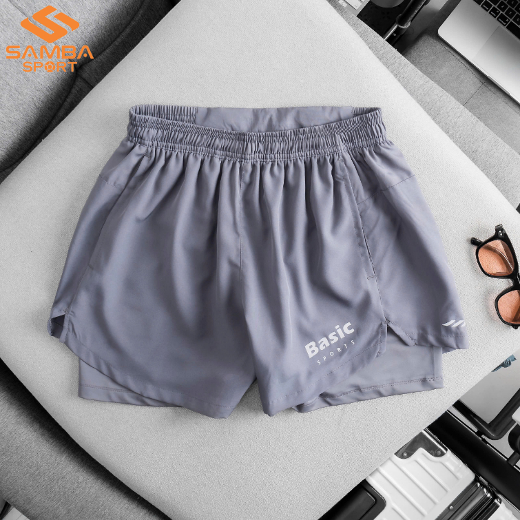 Quần đùi nam 2 lớp Vina Authentic QVN25