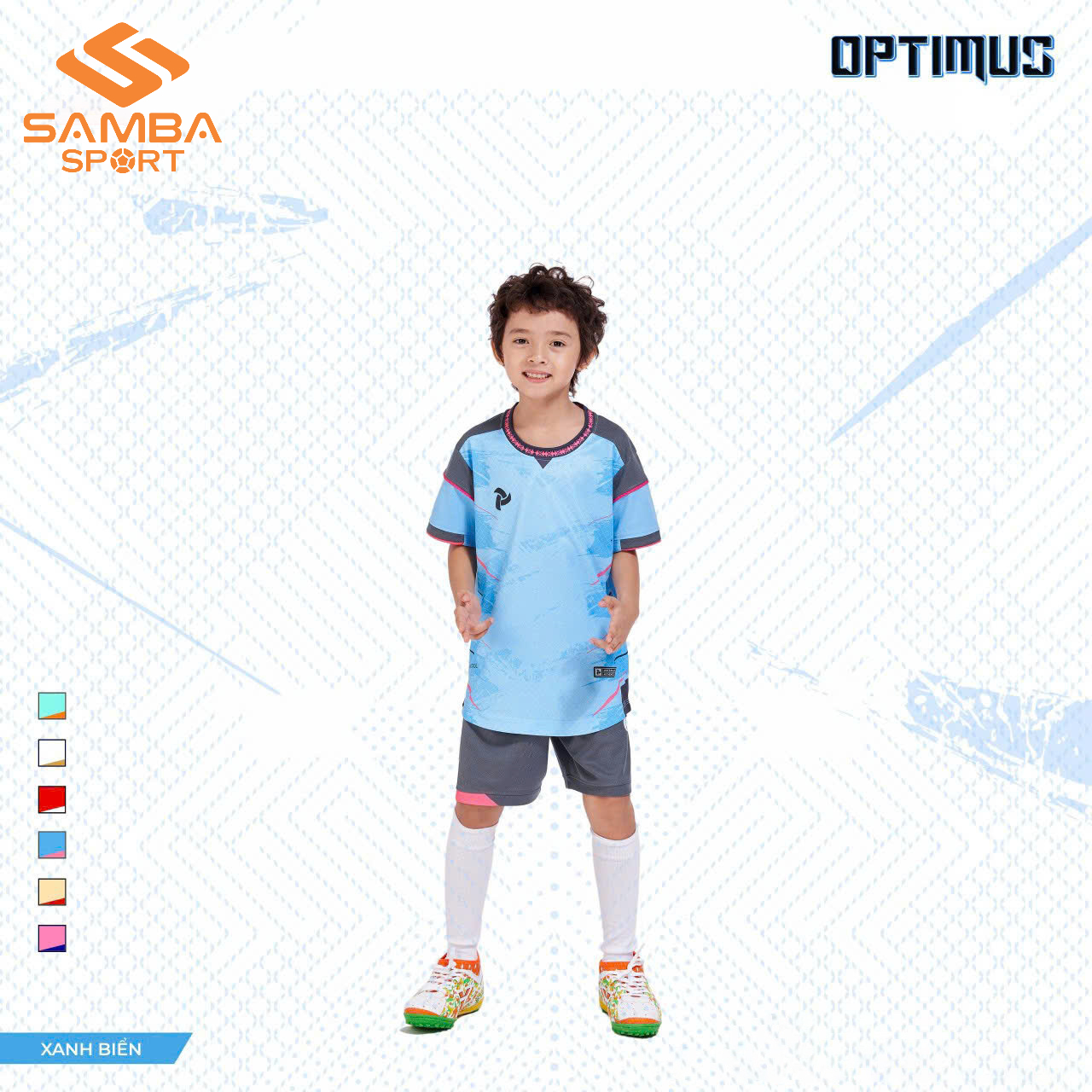 Quần áo bóng đá trẻ em Justplay Optimus