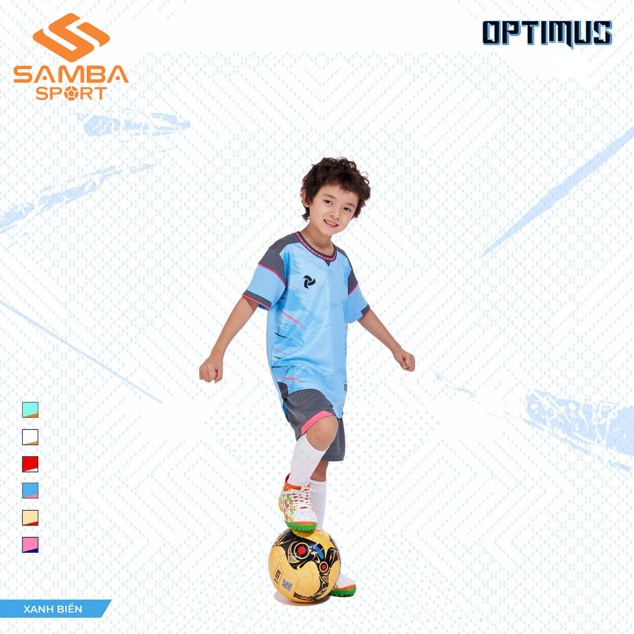 Quần áo bóng đá trẻ em Justplay Optimus