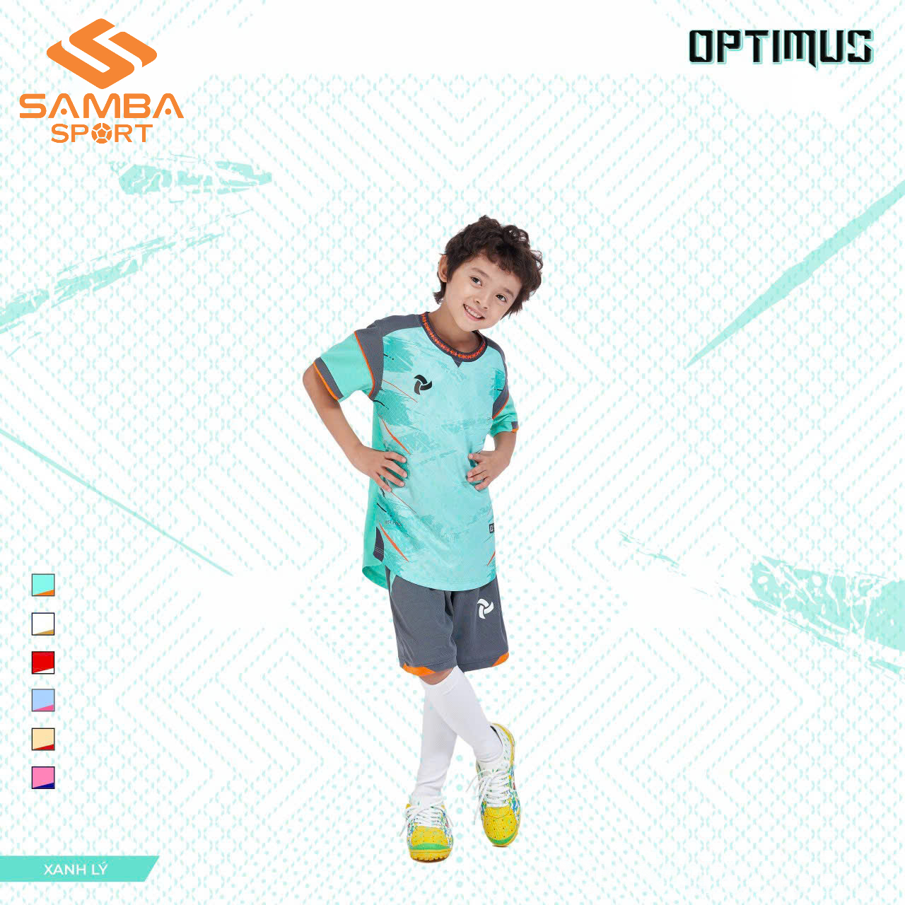 Quần áo bóng đá trẻ em Justplay Optimus