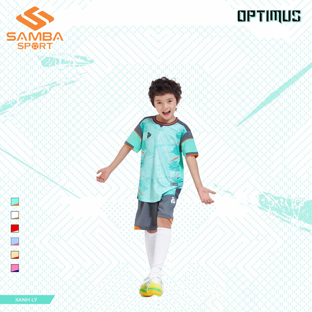 Quần áo bóng đá trẻ em Justplay Optimus