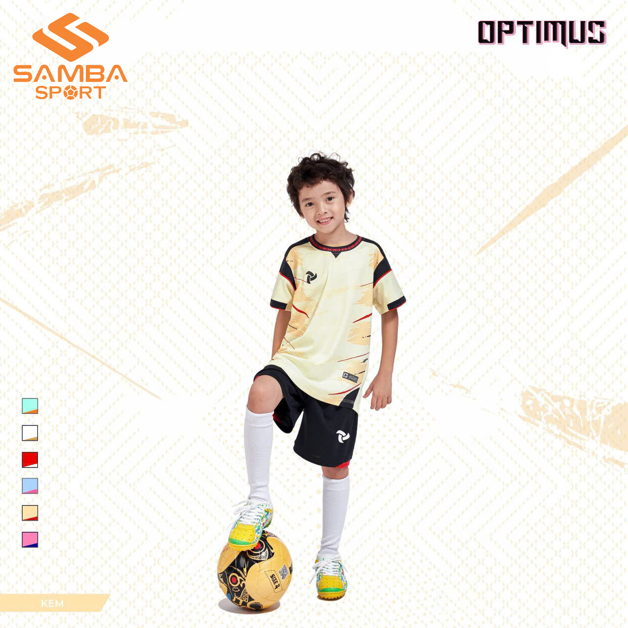 Quần áo bóng đá trẻ em Justplay Optimus