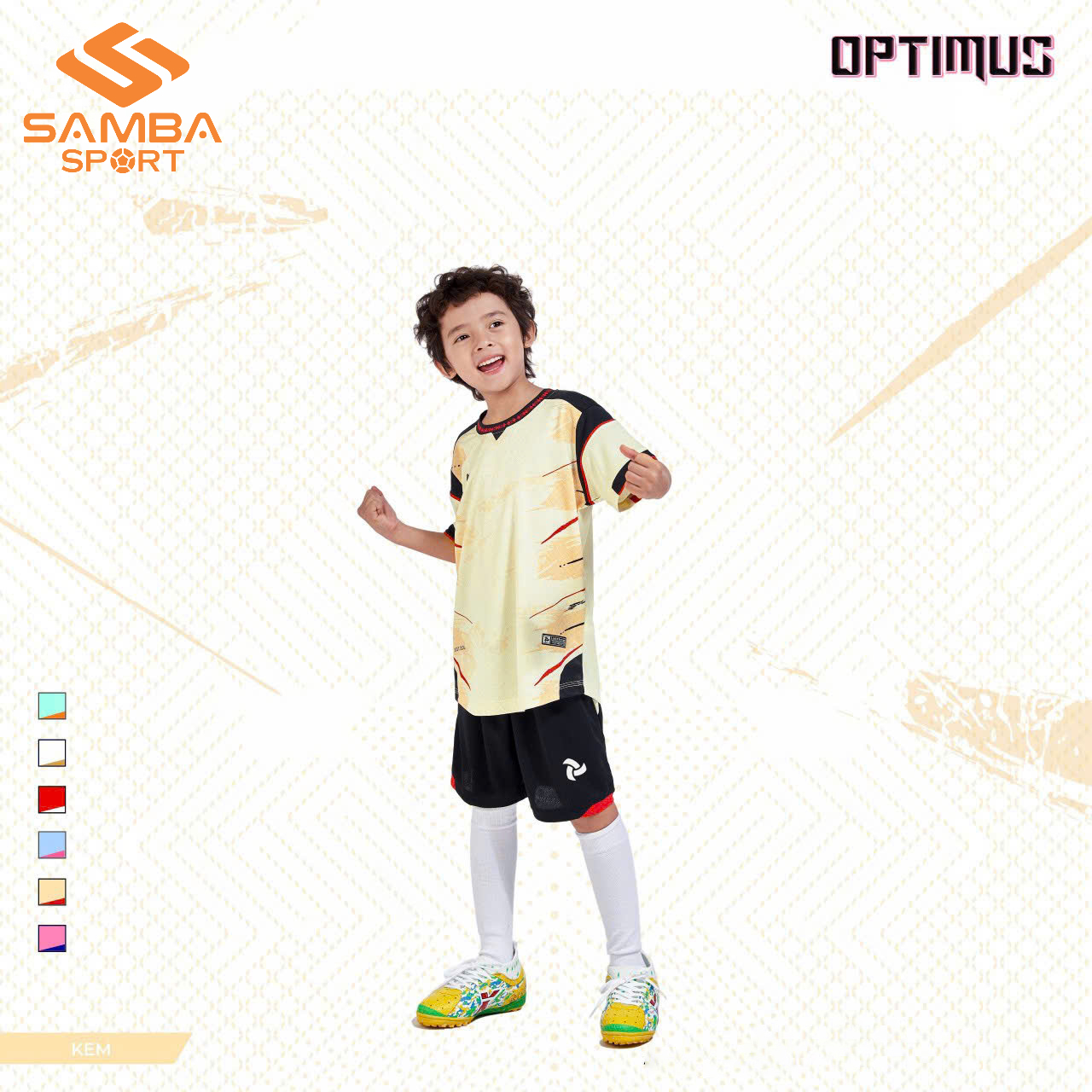 Quần áo bóng đá trẻ em Justplay Optimus