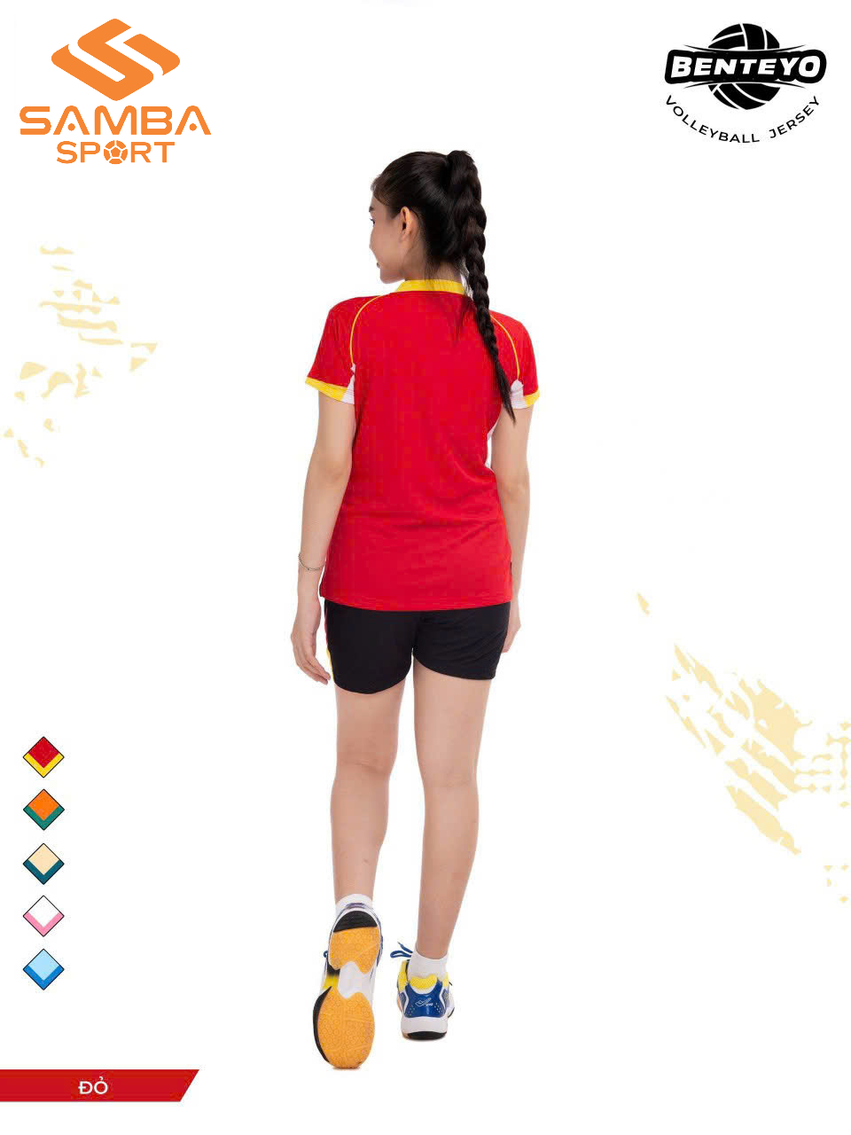 Quần áo bóng chuyền nữ Justplay Benteyo