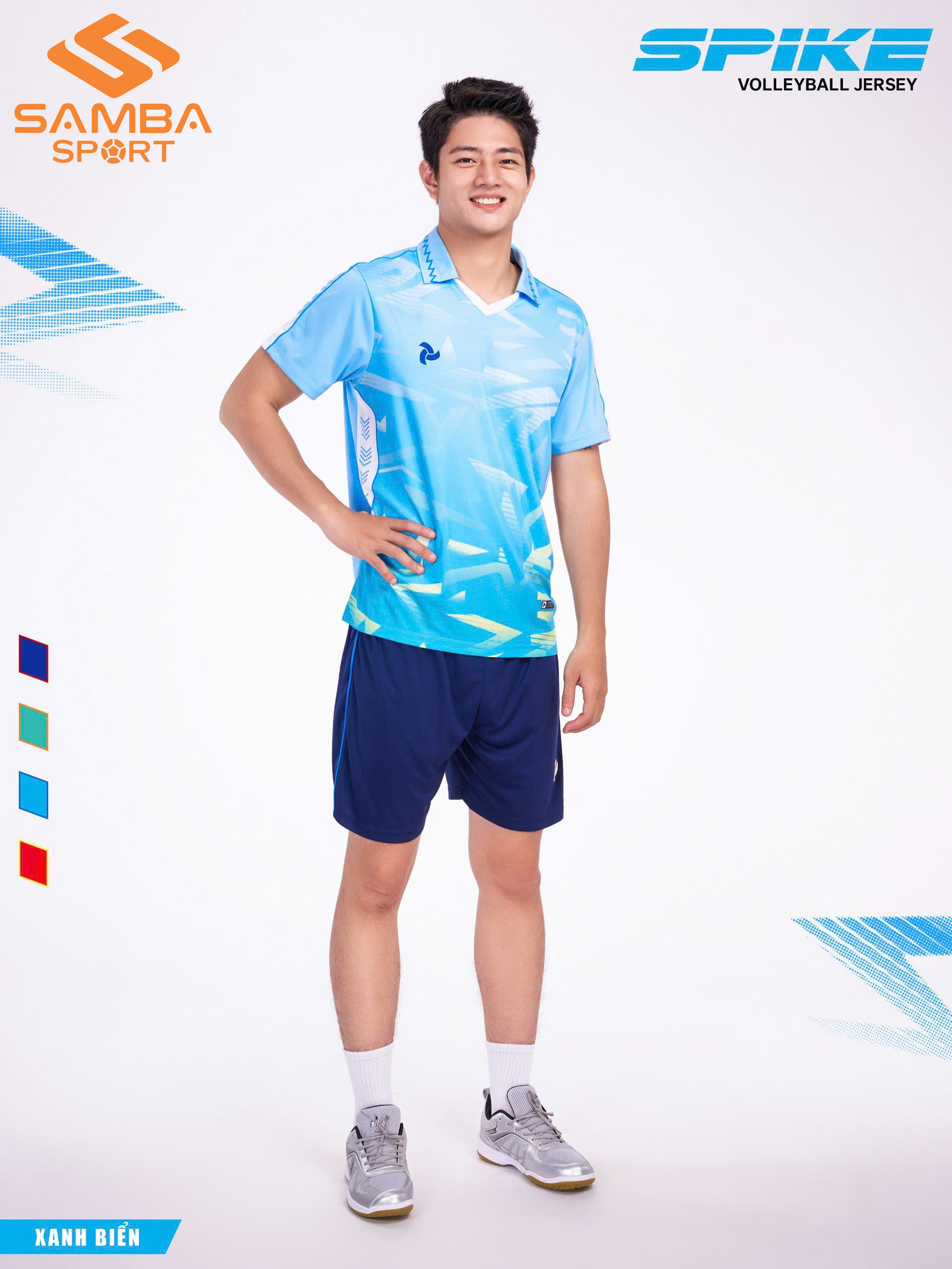 Quần áo bóng chuyền nam Justplay Spike
