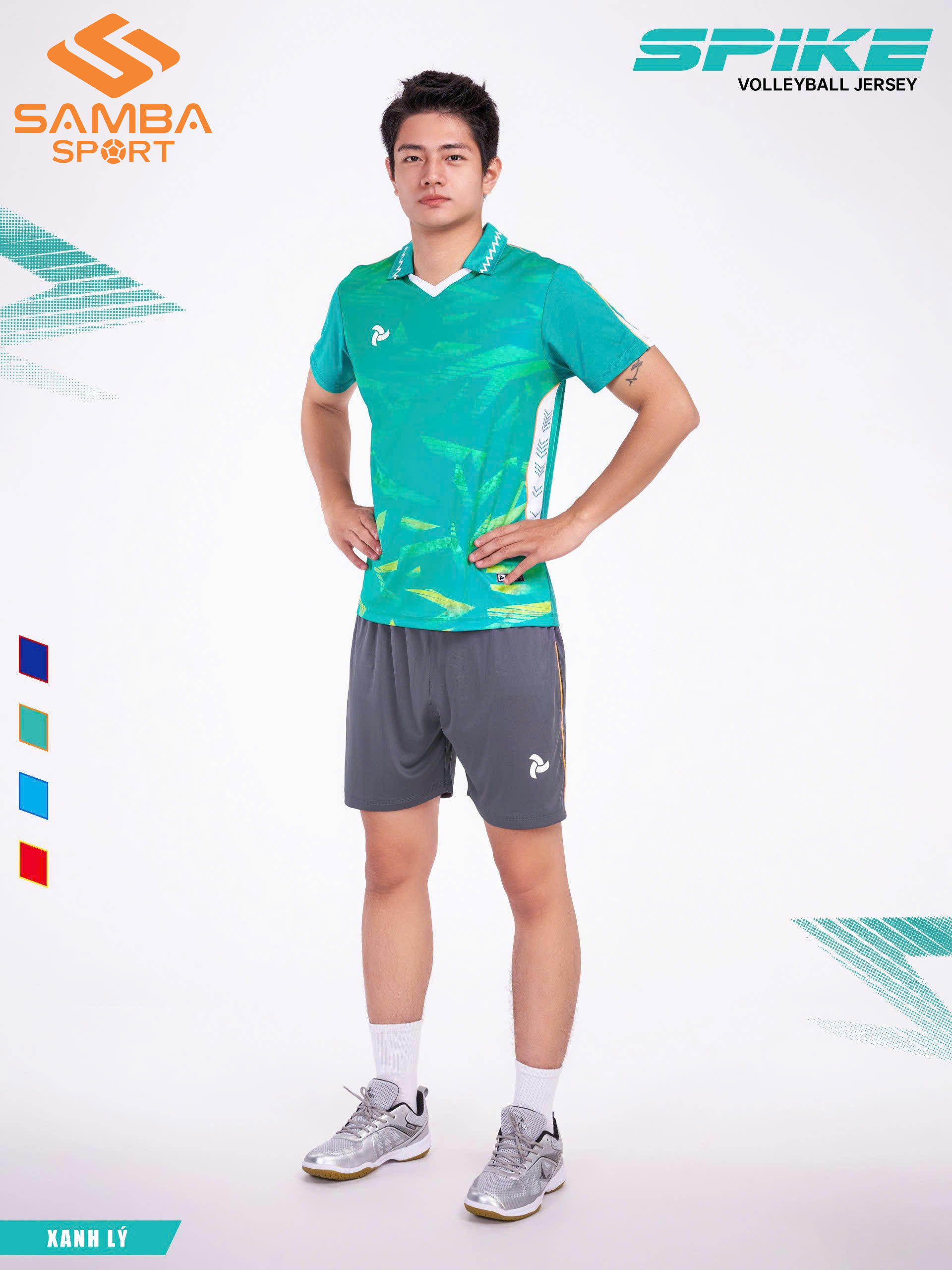 Quần áo bóng chuyền nam Justplay Spike