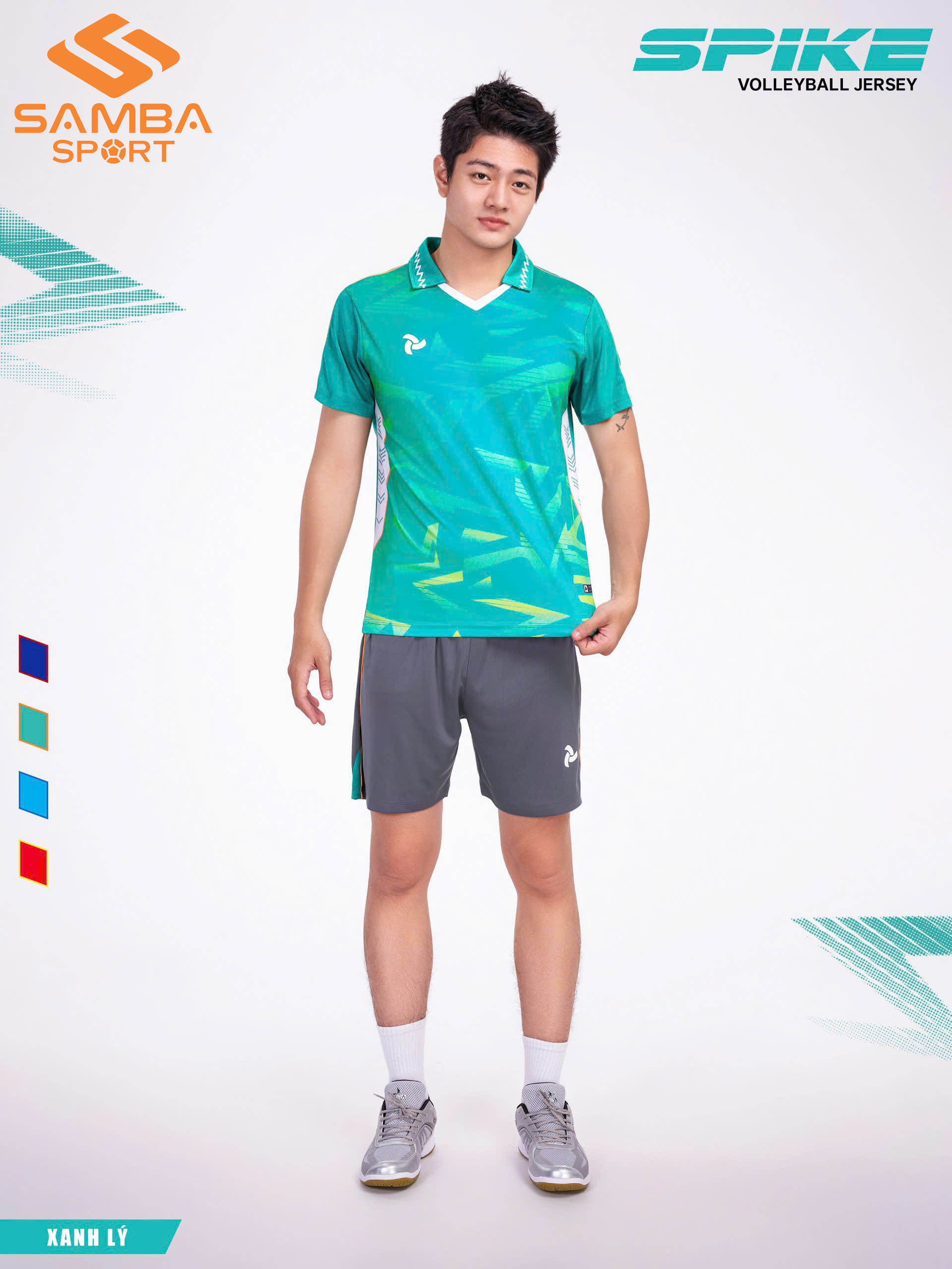 Quần áo bóng chuyền nam Justplay Spike