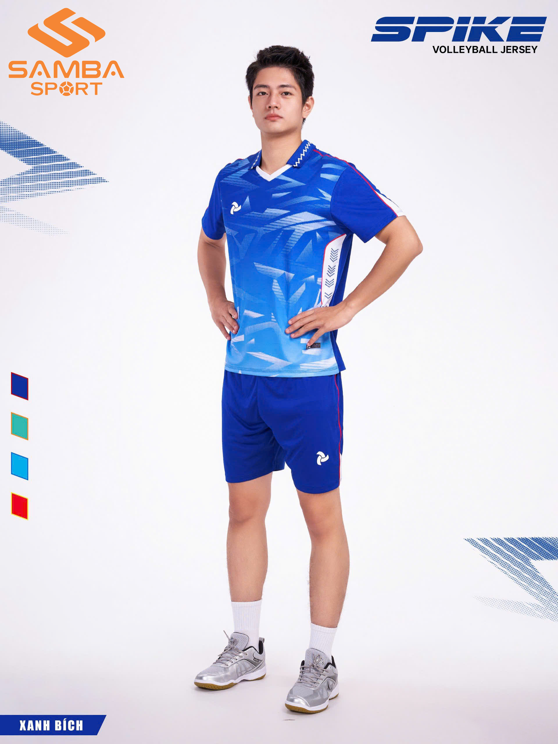 Quần áo bóng chuyền nam Justplay Spike