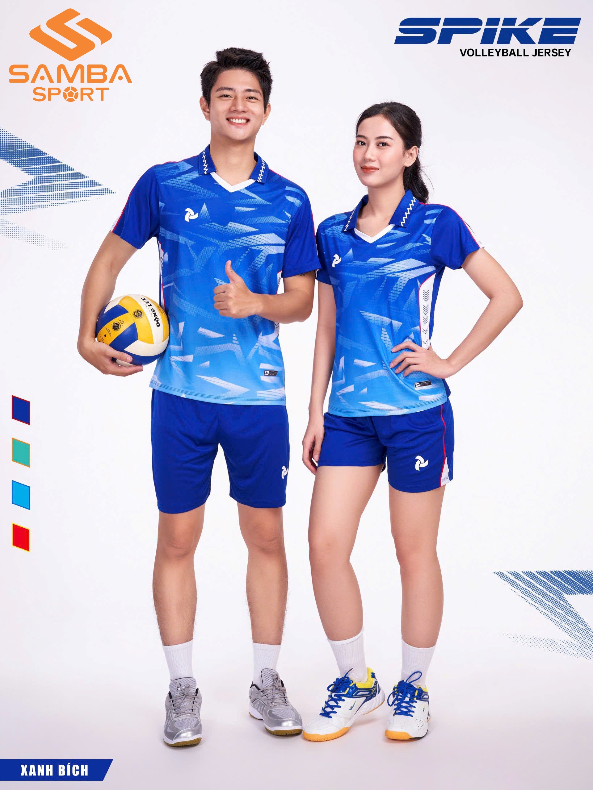 Quần áo bóng chuyền nữ Justplay Spike