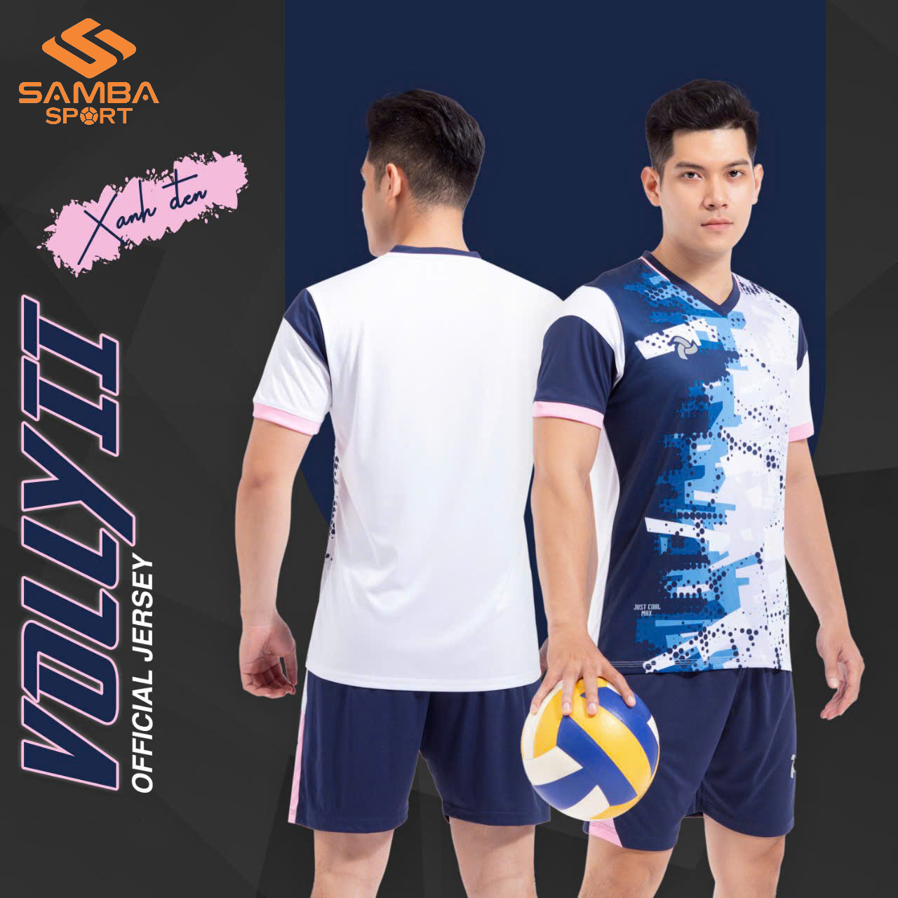 Quần áo bóng chuyền nam Justplay Volly 2
