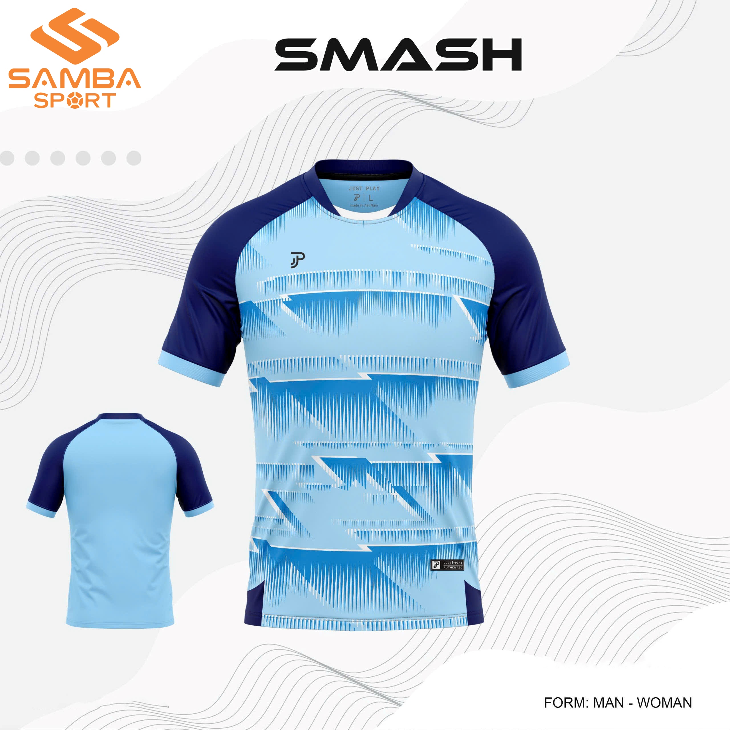 Áo thể thao nam Justplay Smash